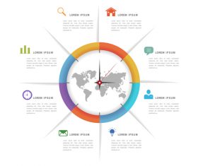 Time management information background vector