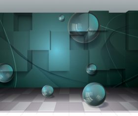 Abstract 3d vector backgrounds
