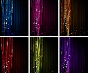 Abstract colorful raster background vector