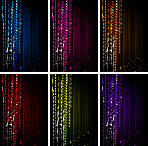 Abstract colorful raster background vector