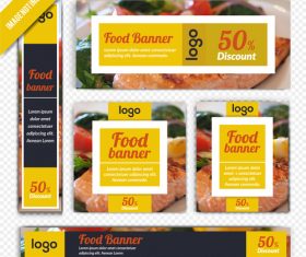 Banner vector restaurant poster