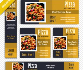 Best taste in town restaurant poster vector