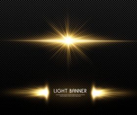 Black background rays vector