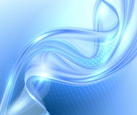 Blue fluid background vector