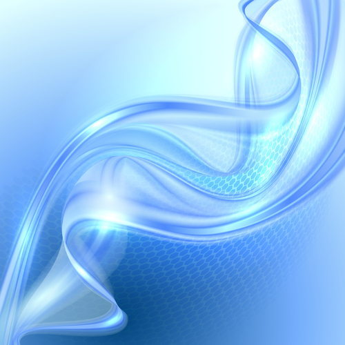 Blue fluid background vector