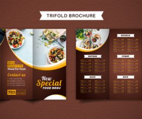 Creative menu food in vector free download