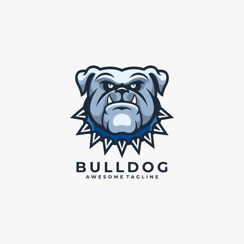 Bulldog logos vector