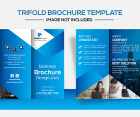 Business image brochure design vector