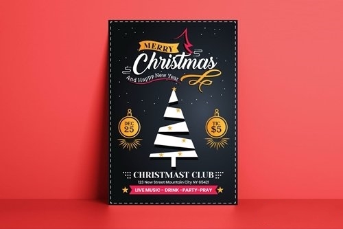 Christmas Flyer Template vector