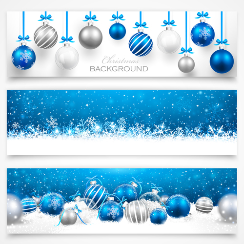 Christmas greeting card background banner vector