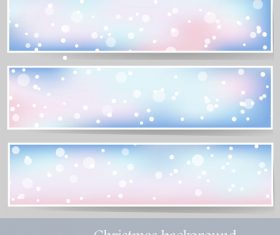 Christmas snowflake background banner vector