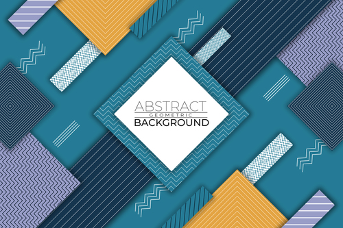 Color geometric abstract geometric vector background style