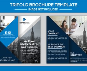 Creative business brochure design vector