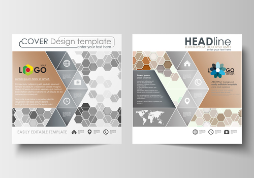 Creative cover design template vector
