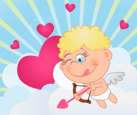Eros cartoon vector