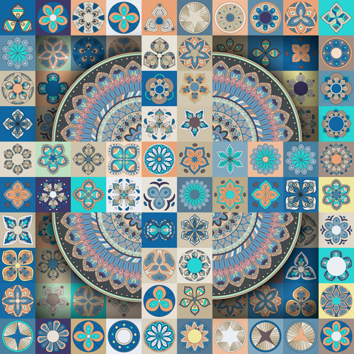 Ethnic pattern ornament design vector
