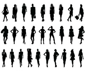 One Piece character silhouettes vector free download