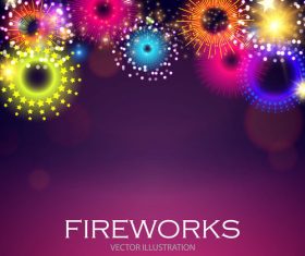 Fireworks illustration vector