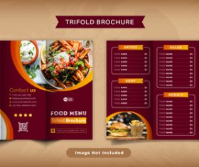 Creative menu food in vector free download