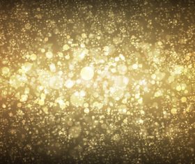 Gold virtual highlights abstract background vector