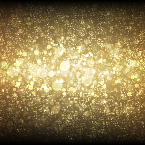 Gold virtual highlights abstract background vector