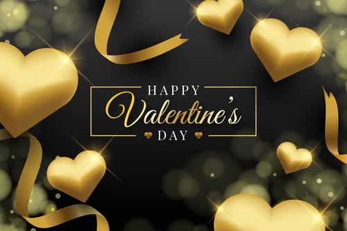 Happy Valentine's Day card vector
