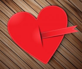 Heart pattern vector