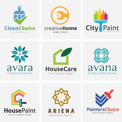 House care logo vector
