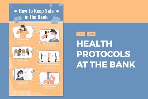 How To Keep Safe In The Bank vector