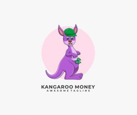 Kangaroo logos vector
