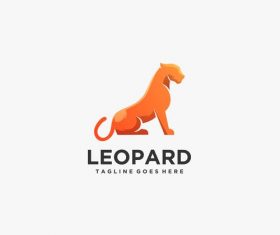 Leopard logos vector