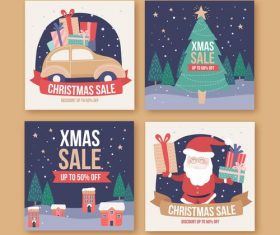 Limited time promotion christmas gift vector
