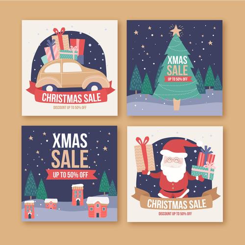 Limited time promotion christmas gift vector
