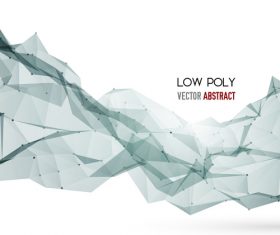 Low poly abstract background vector