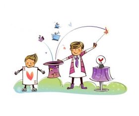 Magic concept illustration vector