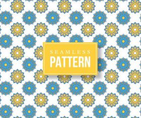Mandala seamless pattern vector
