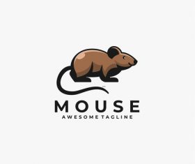 Mouse logos vector