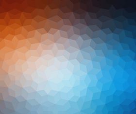Orange blue rhombus abstract background vector