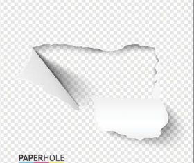 Paper Hole background vector