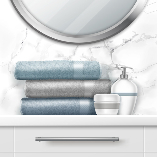 Personal care accessories vector