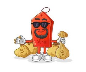 Regal cartoon icon vector