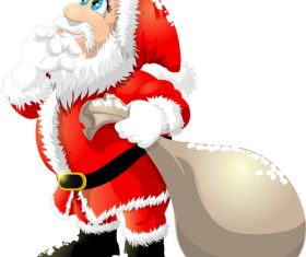 Santa be lost vector