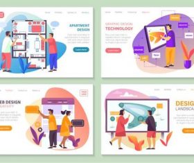 Service outsourcing cartoon illustration vector