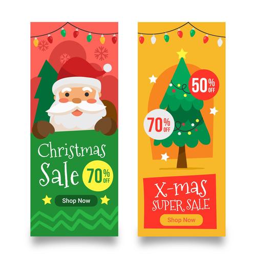 Shop now Christmas super sale vector