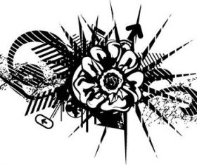 Shutterstock abstract floral grunge background vector