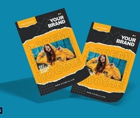 Streetwear Hypebeast Flyer vector