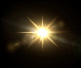 Sun background vector