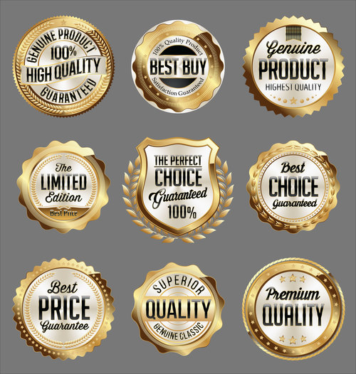 The perfect choice label sticker vector