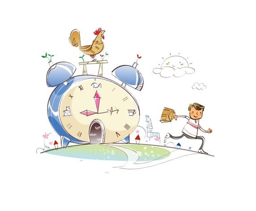 Time concept illustration vector