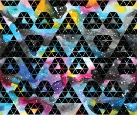 Triangle color abstract background vector